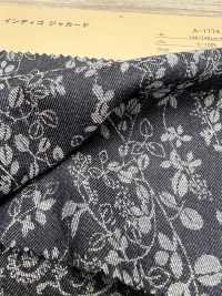 A-1774 Jacquard Indigo[Fabrication De Textile] ARINOBE CO., LTD. Sous-photo