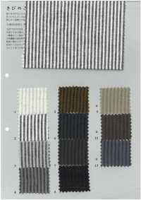 KB9002 Rayures Teintes En Fil De Lin/coton[Fabrication De Textile] KOYAMA Sous-photo