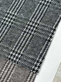 BS43014 FAKE Polaire Stretch Jacquard Glen Check[Fabrication De Textile] Espace De Base Sous-photo