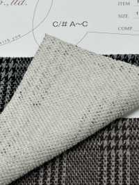 BS43014 FAKE Polaire Stretch Jacquard Glen Check[Fabrication De Textile] Espace De Base Sous-photo