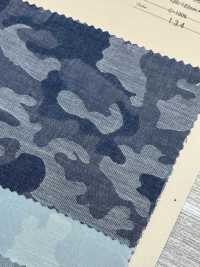 AN-9168 Jacquard Camouflage Indigo[Fabrication De Textile] ARINOBE CO., LTD. Sous-photo