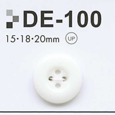 DE100 Bouton en résine polyester à 4 trous
