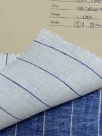 A-7024 Rayures De Lin Européennes[Fabrication De Textile] ARINOBE CO., LTD. Sous-photo