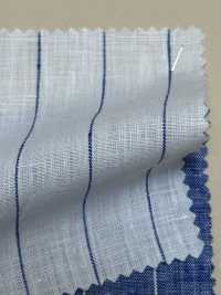 A-7024 Rayures De Lin Européennes[Fabrication De Textile] ARINOBE CO., LTD. Sous-photo