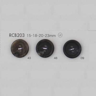 RCB203 Bouton en résine de polyester, à bord, à 4 trous