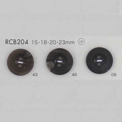 RCB204 Bouton en résine polyester, à bord, à 4 trous