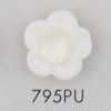 795PU Bouton Plastique 2 Trous Forme Fleur
