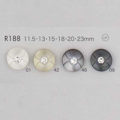 R188 Bouton en résine polyester