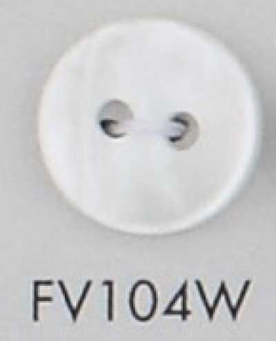 FV104W Bouton à deux trous en résine polyester