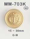 MM703K Bouton En Métal