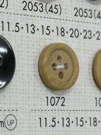 1072 Bouton 4 Trous Bordé De Résine Polyester DAIYA BUTTON(DAIYA BUTTON) Sous-photo