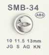 SMB-34 Petit Bouton ABS, Deux Trous