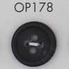OP178 Bouton en résine polyester avec bord, 4 trous