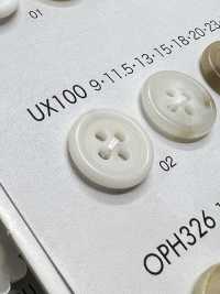 UX100 Bouton 4 Trous En Résine Polyester Sous-photo