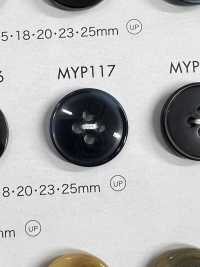 MYP117 Bouton 4 Trous Bordé De Résine Polyester DAIYA BUTTON(DAIYA BUTTON) Sous-photo