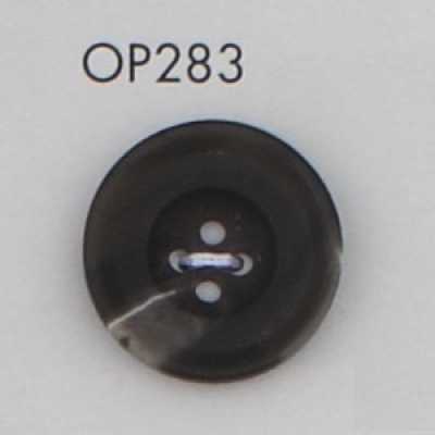 OP283 Bouton en résine polyester style buffle à 4 trous
