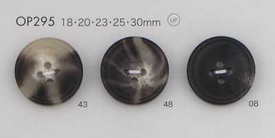 OP295 Bouton en résine polyester à 4 trous