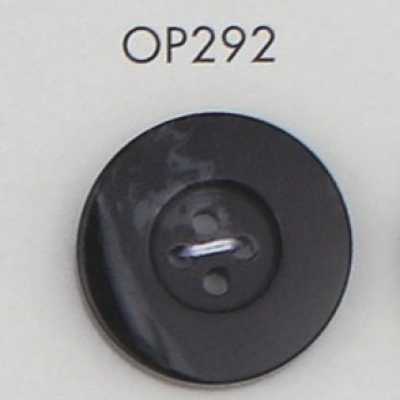 OP292 Bouton à 4 trous en résine de polyester