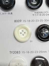 8009 Bouton 4 Trous En Résine Polyester DAIYA BUTTON(DAIYA BUTTON) Sous-photo