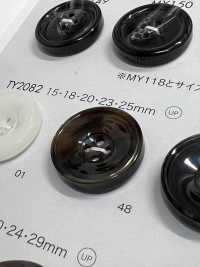 TY2082 Bouton 4 Trous Bordé De Résine Polyester DAIYA BUTTON(DAIYA BUTTON) Sous-photo