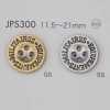 JPS300 Bouton plaqué à 4 trous en résine ABS