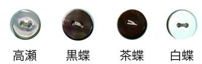 1002H Bouton 2 trous type 100