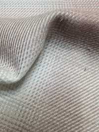 KYC330-W-D/1 Tissu à Carreaux Teint En Fil Biologique Et Duveteux[Fabrication De Textile] Uni Textile(Atelier Komon) Sous-photo