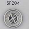 SP204 Bouton plaqué en résine ABS