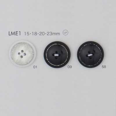 LME1 Bouton à 4 trous en résine de polyester