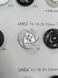 LME2 Bouton à 4 Trous En Résine Polyester DAIYA BUTTON(DAIYA BUTTON) Sous-photo