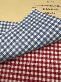 ST-1 Vichy Extensible[Fabrication De Textile] ARINOBE Sous-photo