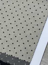 DOT-7100-1 Lin Loomstate Pin Dot[Fabrication De Textile] HOKKOH Sous-photo