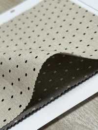 DOT-7100-1 Lin Loomstate Pin Dot[Fabrication De Textile] HOKKOH Sous-photo