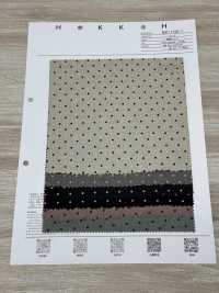 DOT-7100-1 Lin Loomstate Pin Dot[Fabrication De Textile] HOKKOH Sous-photo