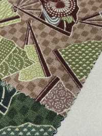 83064 SEVENBERRY® Loomstate Four Seasons Motif Éventail Damier[Fabrication De Textile] VANCET Sous-photo