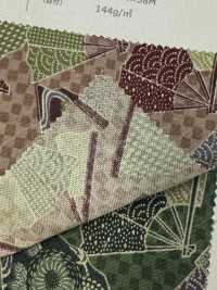 83064 SEVENBERRY® Loomstate Four Seasons Motif Éventail Damier[Fabrication De Textile] VANCET Sous-photo
