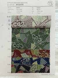 83064 SEVENBERRY® Loomstate Four Seasons Motif Éventail Damier[Fabrication De Textile] VANCET Sous-photo