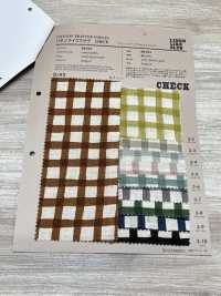 88194 Tissu Flammé Aspect Lin SEVENBERRY® à Pois, Rayures Et Carreaux[Fabrication De Textile] VANCET Sous-photo