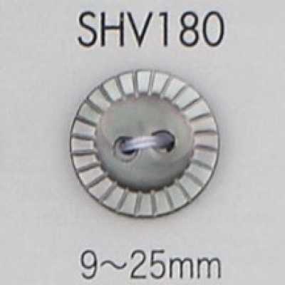 SHV180 Bouton en coquillage à 2 trous