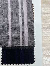 KB9001 Rayures Aléatoires En Fil De Lin/coton Teint[Fabrication De Textile] KOYAMA Sous-photo