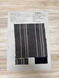 KB9001 Rayures Aléatoires En Fil De Lin/coton Teint[Fabrication De Textile] KOYAMA Sous-photo