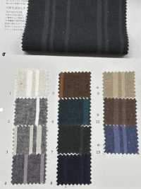 KB9001 Rayures Aléatoires En Fil De Lin/coton Teint[Fabrication De Textile] KOYAMA Sous-photo