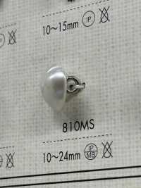 810MS Matériau En Urée Semblable à Une Perle Avec Bouton à Tige Demi-anneau DAIYA BUTTON(DAIYA BUTTON) Sous-photo