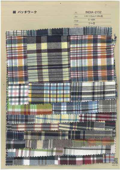 INDIA-2152 Patchwork en coton
