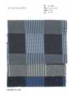 A-1692 Dobby indigo teint en corde