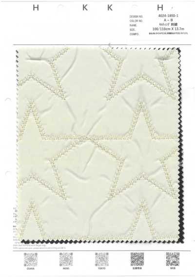 4024-1850-1 Broderie matelassée