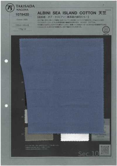 1078420 ALBINI Coton Sea Island Jersey