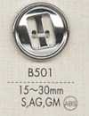 B501 Bouton plaqué en résine ABS