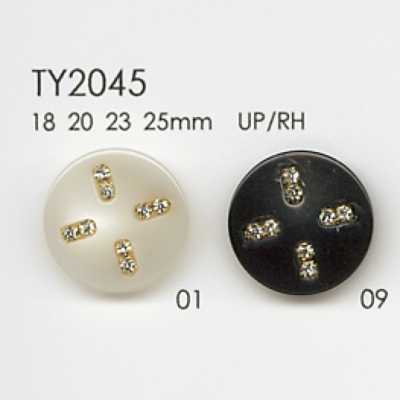 TY2045 Bouton en résine polyester à 4 trous