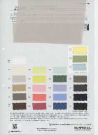 22480 50 fils simples Tencel™ Lyocell voile en fibre/coton ondulé[Textile / Tissu] SUNWELL Images supplémentaires